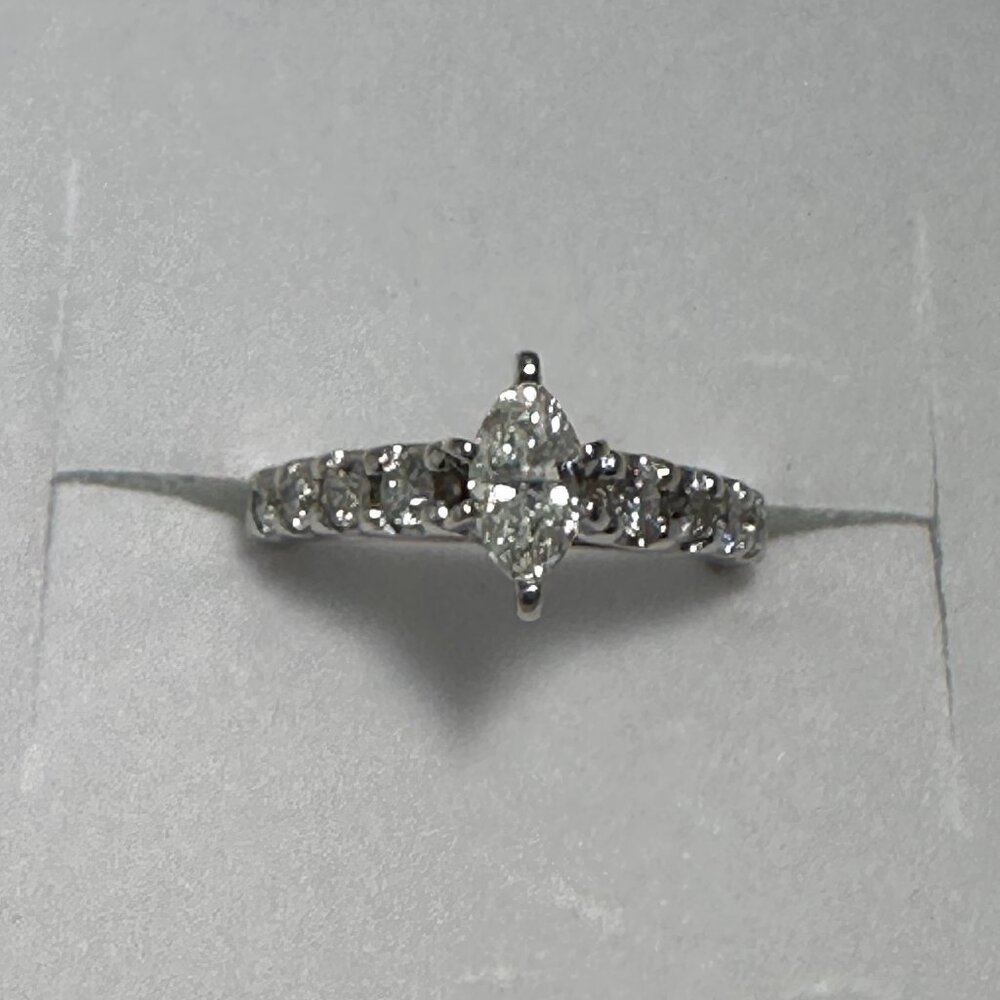Marquise Diamond Engagement Ring